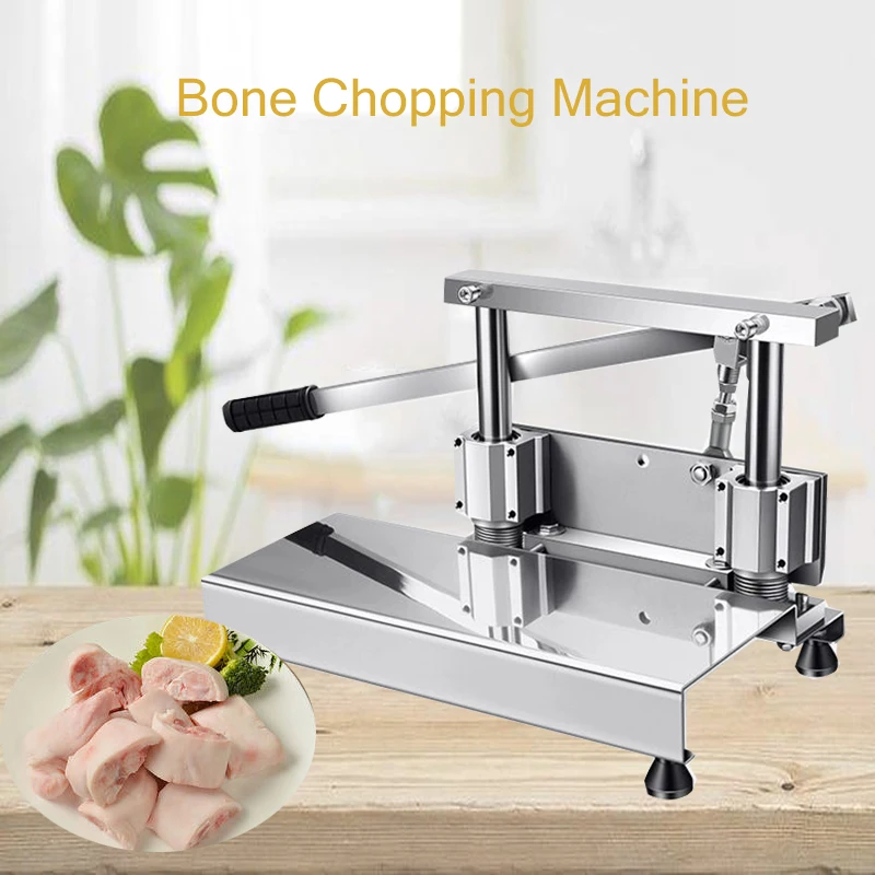 Commercial Fresh Frozen Meat Cutter Machine Stainless Steel Manual Bone Cutting Machine