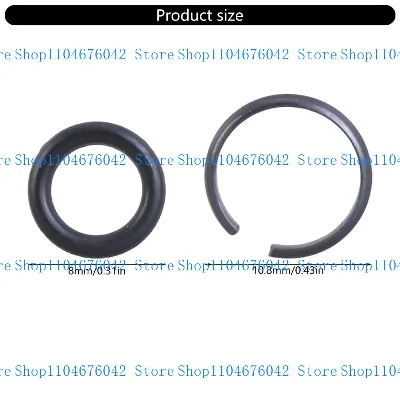 5Asd 20 Setzen Sie Schnappringe mit O-Ringen 1/2-Zoll