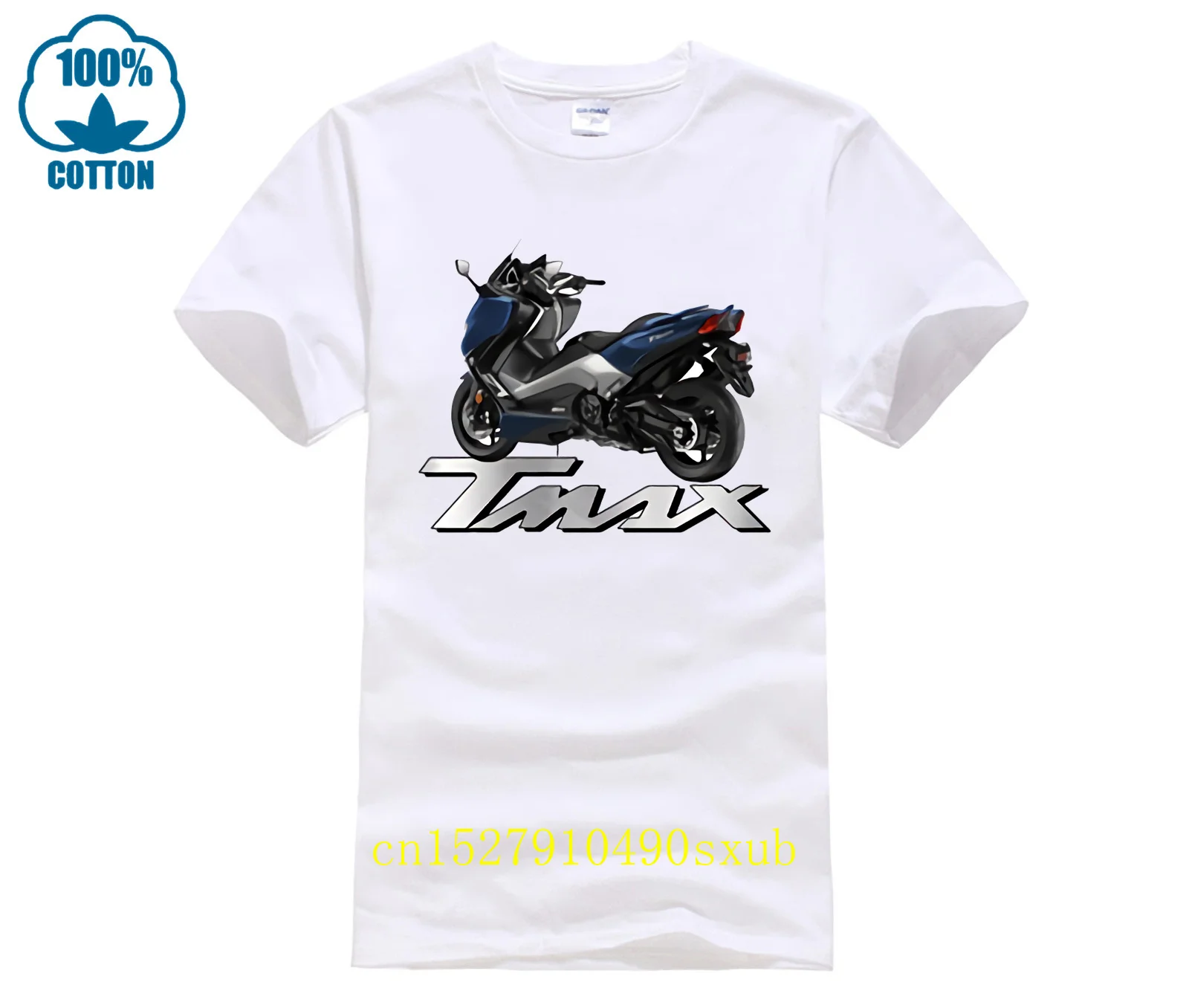 Tmax T-Max 560 Xmax 300 Fanaticism Hot Sale 100% Cotton Men\'s Short Sleeve Tops & Tees Motorcycles T-shirt Shirt