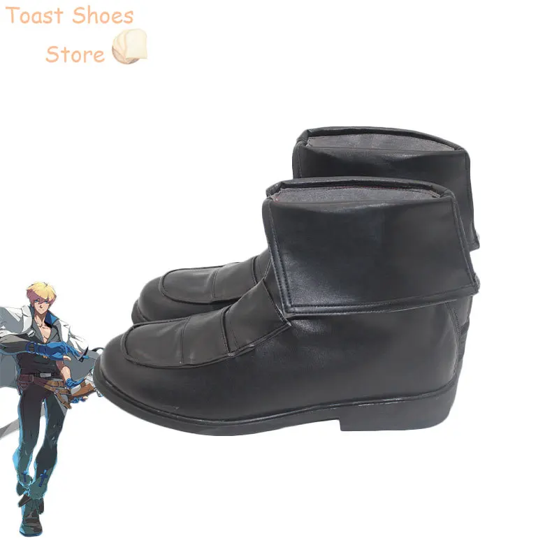 Ky Kiske scarpe Cosplay scarpe in pelle PU stivali di carnevale di Halloween Cosplay Prop Costume Prop