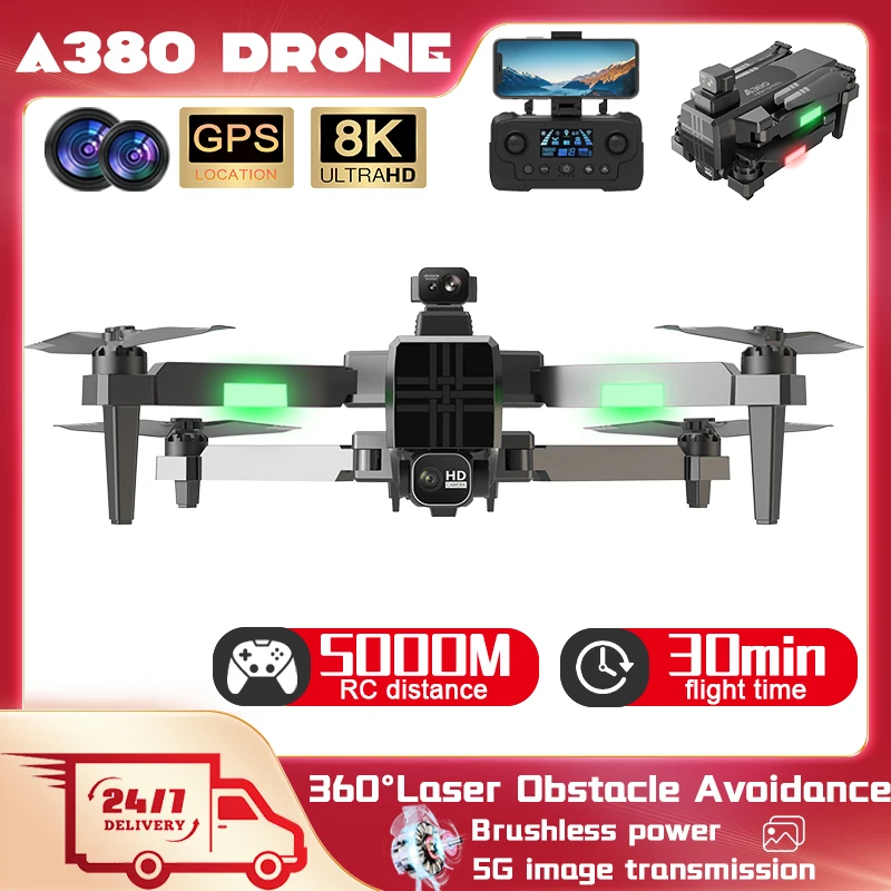 Nowoczesny dron A380 8K z dwiema kamerami – kompletna analiza funkcjonalności i zastosowań w 2024 roku