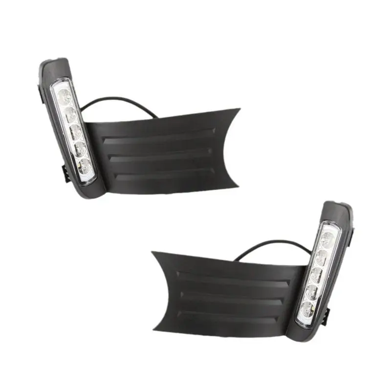 

Reliable-For Honda Fit Jazz Sport RS 2011 2012 2013 Car DRL Driving LED Daytime Running Light Fog Lamp Accessories White Light