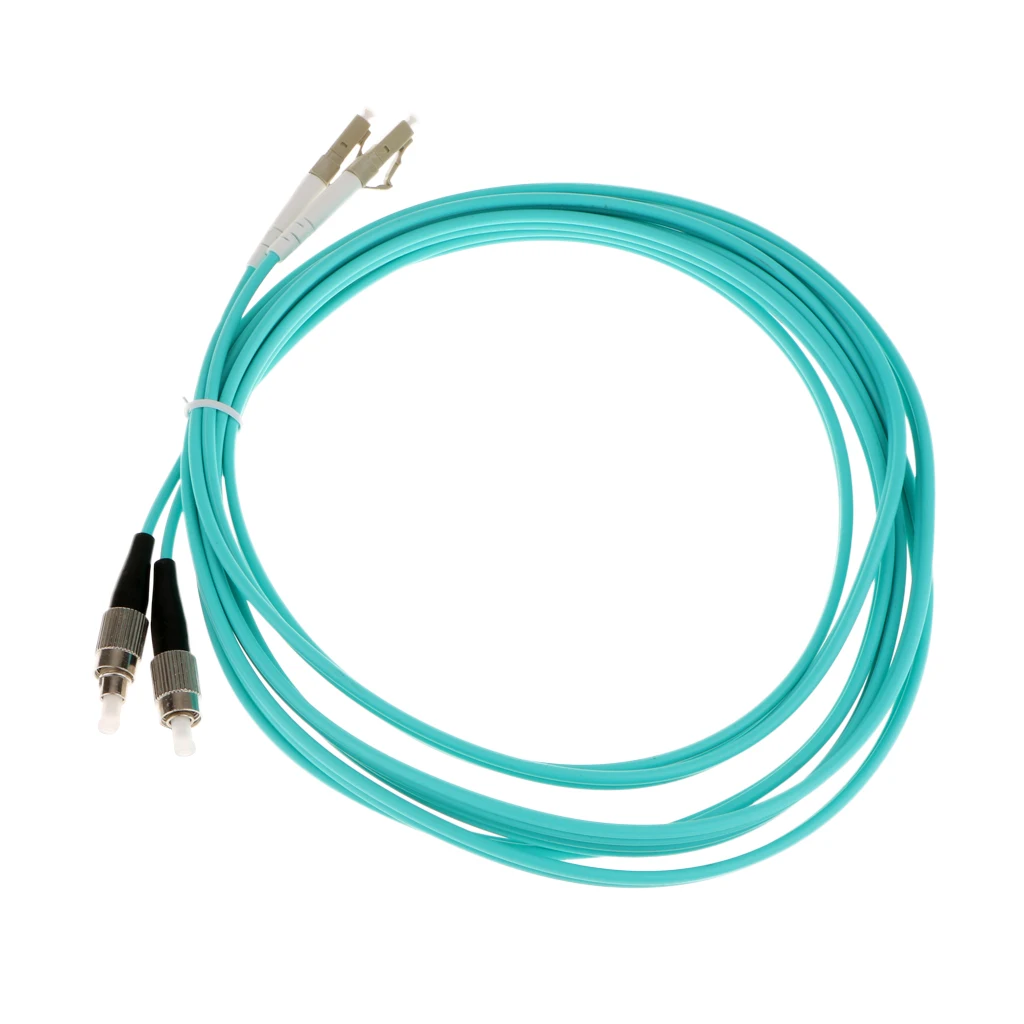 Multimode Duplex 10Gb Fiber Optic Cable (50/125) Double Core LC-FC OM150