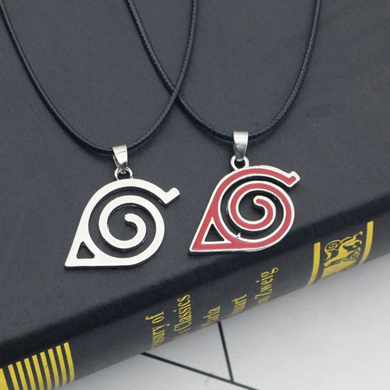 Collier pendentif Naruto classique, accessoires de dessin animé japonais, Cosplay Akatsuki Itachi, bijoux de dessin animé, chaîne cadeau pour hommes, vente en gros