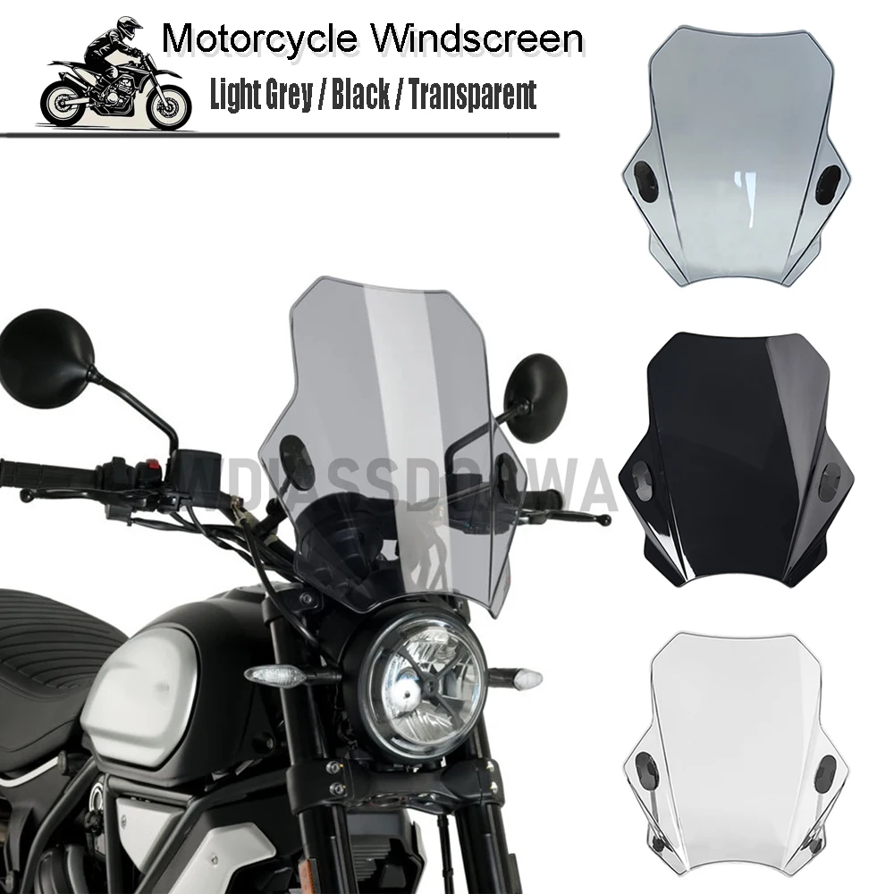 

Для SCRAMBLER 1100, DARK PRO, PRO, SPORT, SPECIAL, SPORT Лобовое стекло мотоцикла, чехлы на лобовое стекло, дымовые линзы, дефлектор мотоцикла