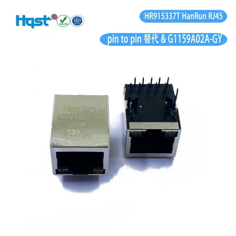 Hr915337t Single Rj45 Network Port Socket with Gigabit Network Filter with Emi Pinball Card Led Network Usb