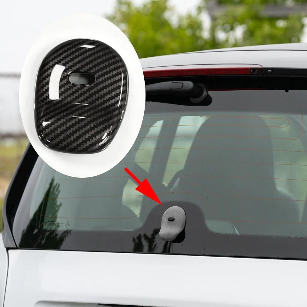 Car Trunk Door Handle Cover Rear Windshield Sticker for Smart Fortwo C453 Brabus W453 EQ Fortwo 2015 2016 2017 2018 2019 -2024 view 3