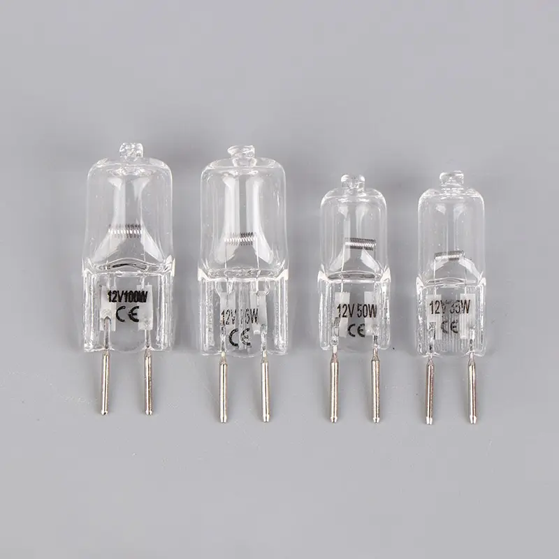 12V GY6.35 Halogen Lamp Beads 35W 50W 75W 100W Microscope Accessory For Aromatherapy Lamp Crystal Lamp Projector 2pin Bulb