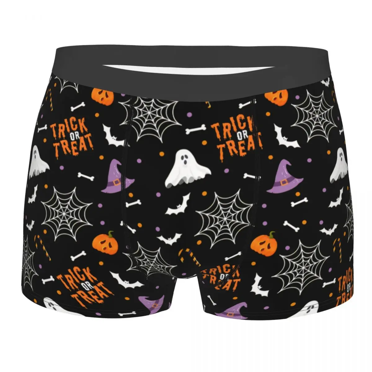 

Custom Ghosts Bats Skull Halloween Party Boxers Shorts Mens Briefs Underwear Novelty Underpants