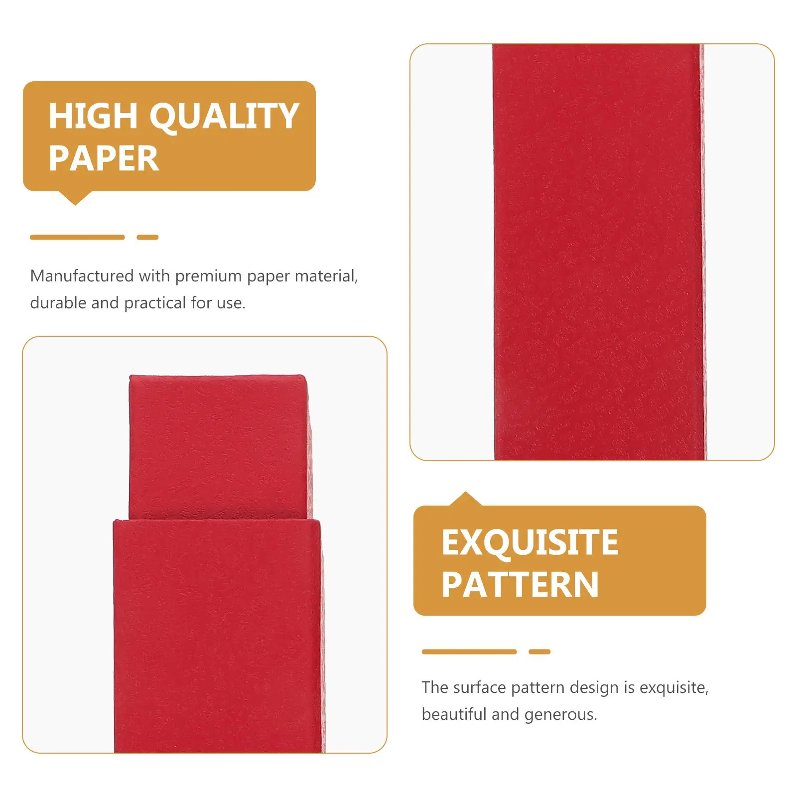 2Pcs Calligraphy Painting Storage Boxes Red Photo Holders Artwork Containers Document Blueprints Paper Solutions