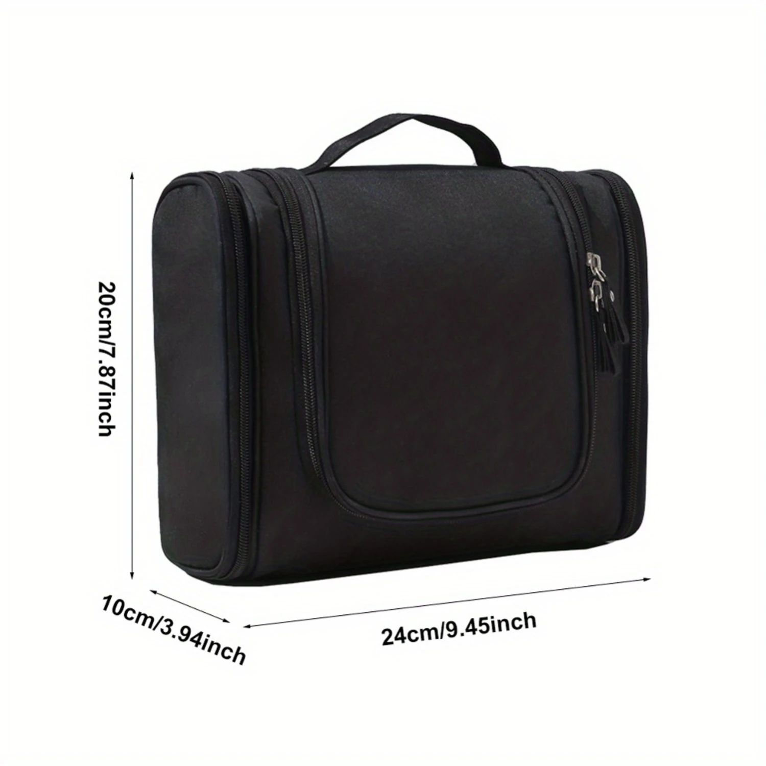 Hanging Travel Toiletry Bag for Men and Women – Large Cosmetics, Makeup and Toiletries Organizer Kit with Compartments