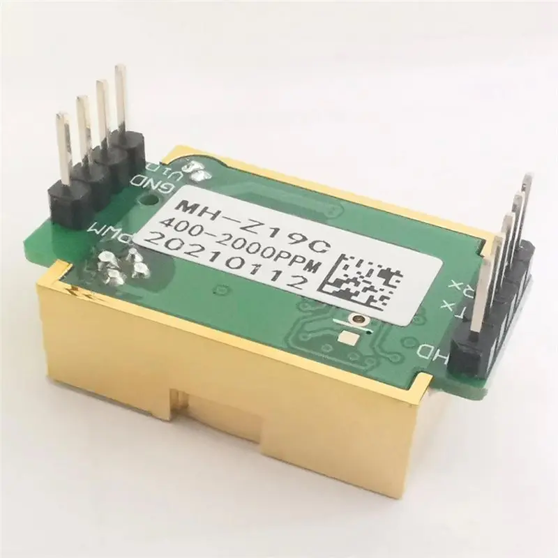 Carbon Dioxide Gas Sensor CO2 Gas Concentration Leak Detection Probe MH-Z19C Pin Probe Low-Power Infrared 400-5000 Ppm