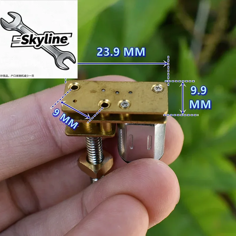 Mini N20 Full Metal Linear Screw Slider Gear Motor for DIY 3D Printer Lifting Platform Robotic Arm DC 3V-6V Long Screw Shaft