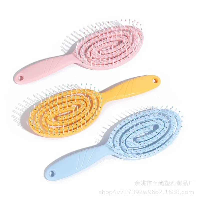 

1PC Relaxing Elastic Massage Comb Portable Hair Brush Massage Brush Brushes Head Combs Scalp Massage Wet And Wavy Bundl