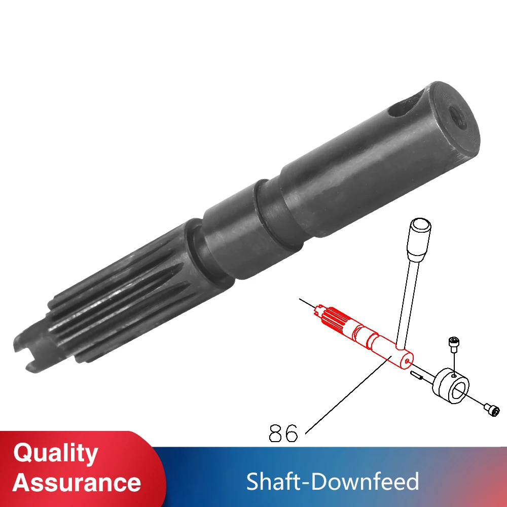 Gear Shaft 14T Downfeed  SIEG X1&SX1&&Grizzly G0937&JET JMD-1&SOGI S1-16&MS-1&Compact 1&Clarke CMD10  Mini Mill Spares