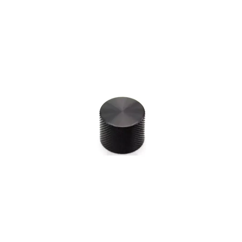 1PCS Hote:6mm 21.5x17mm D Cap Black Aluminum alloy Potentiometer encoder band switch  knob 21.5X17MM Half Shaft
