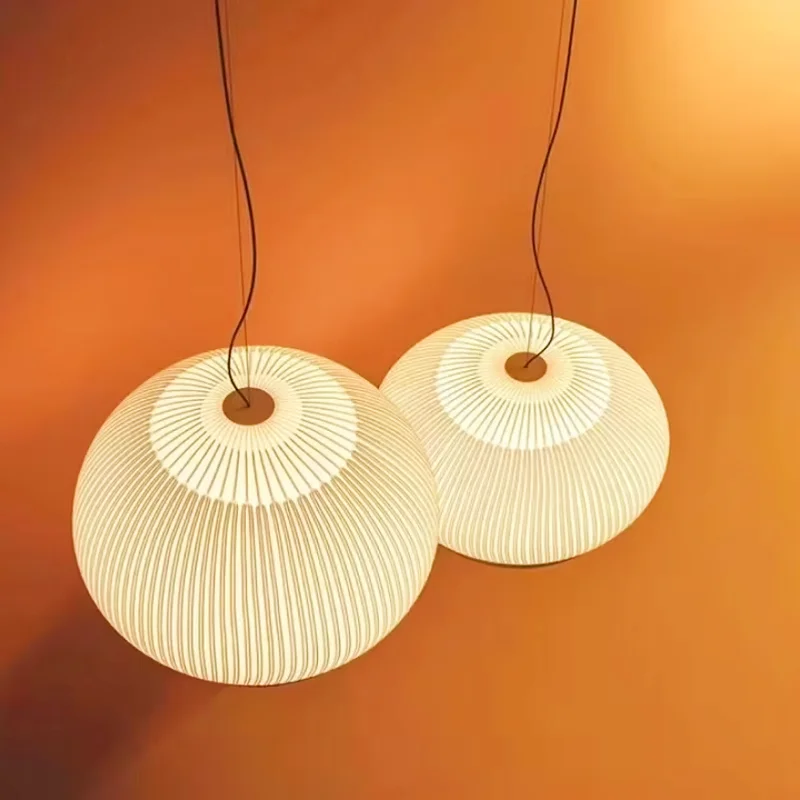 

Испанский тканый креативный подвесной светильник, дизайнерский современный минималистский ресторан, кабинет, спальня, ткань, бар, настольная лампа, торшер