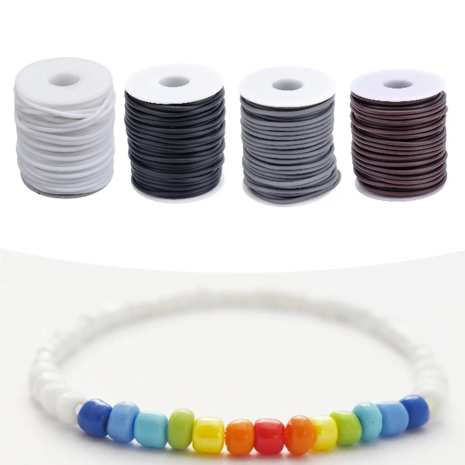 

Knitting Cord Stitch Keeping Cord Hollow Soft with 1mm Hole Elastic String for Crafts Jewelry Making Supplies DIY Lanyard