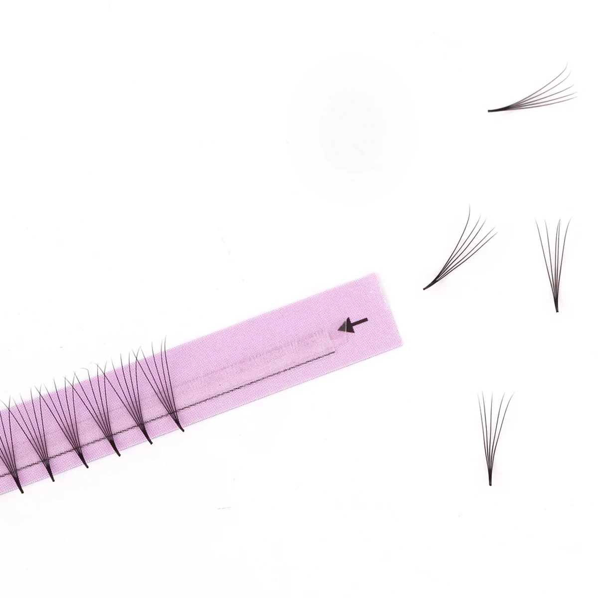 AGUUD NEW Large Capacity 480 Fans Extra Narrow Premade Fans Eyelash Extension Natural Soft Russian Volum Lash Tray Faux Mink