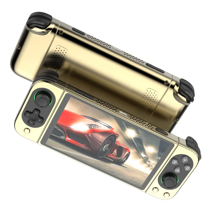 Console de jogos de bolso com tela sensível ao toque de 5,0 polegadas pode ser conectado à alça