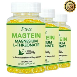 Ptvse Magtein Magnesium L-Threonate Capsules Supports Focus, Memory & Learning Brain Health Supports Quality of Sleep