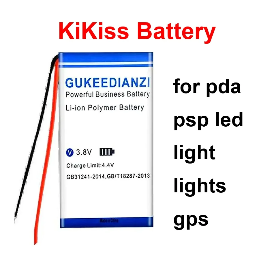 

Battery Stable 603048 306070 2 Cables 102050 1300-2300Mah For Pda Psp Led Light Lights Gps