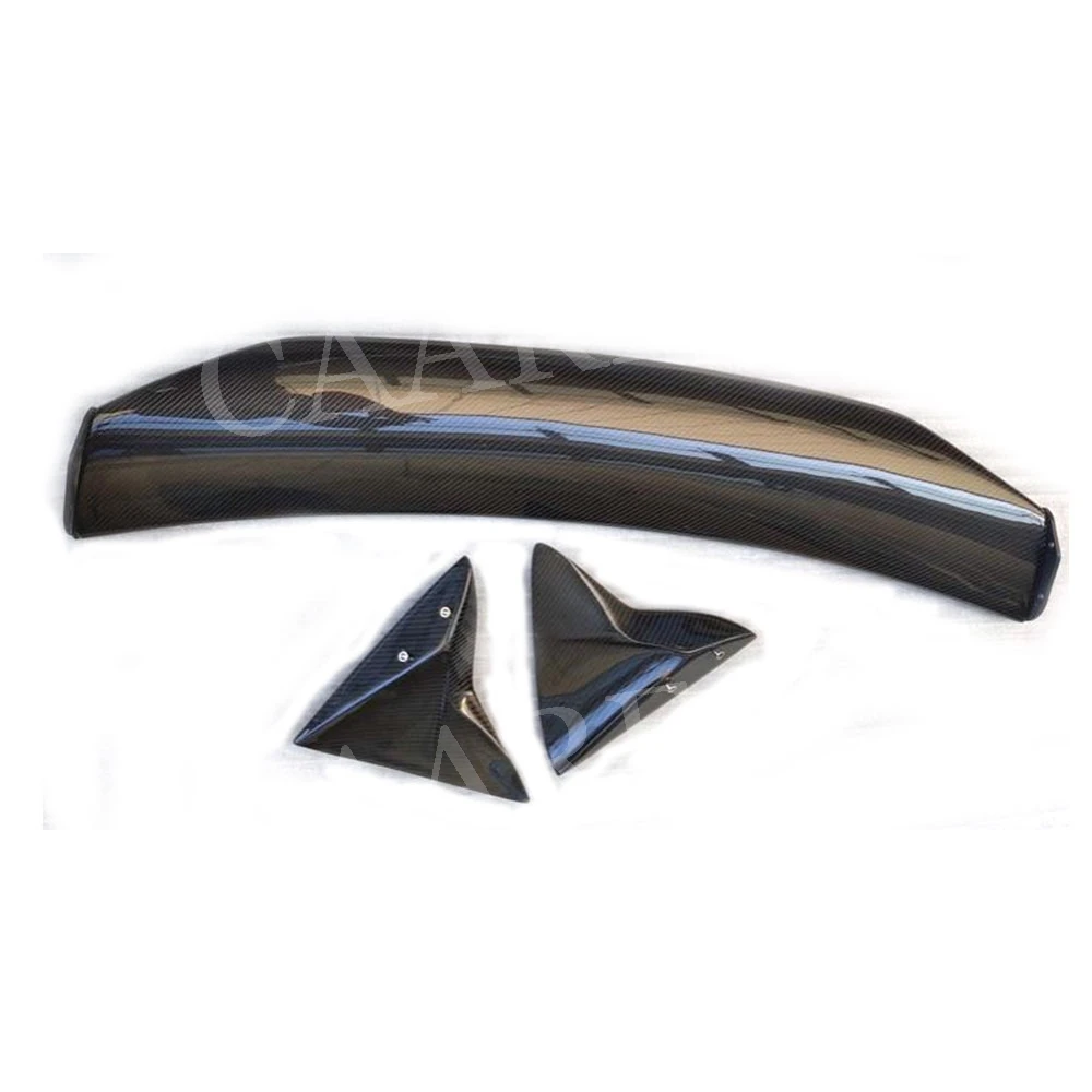 

For Polo Car Rear Roof Spoiler Tail Wings For Volkswagen VW Polo Spoiler 2011-2018 Carbon Fiber / FRP / ABS Trunk Trim Sticker