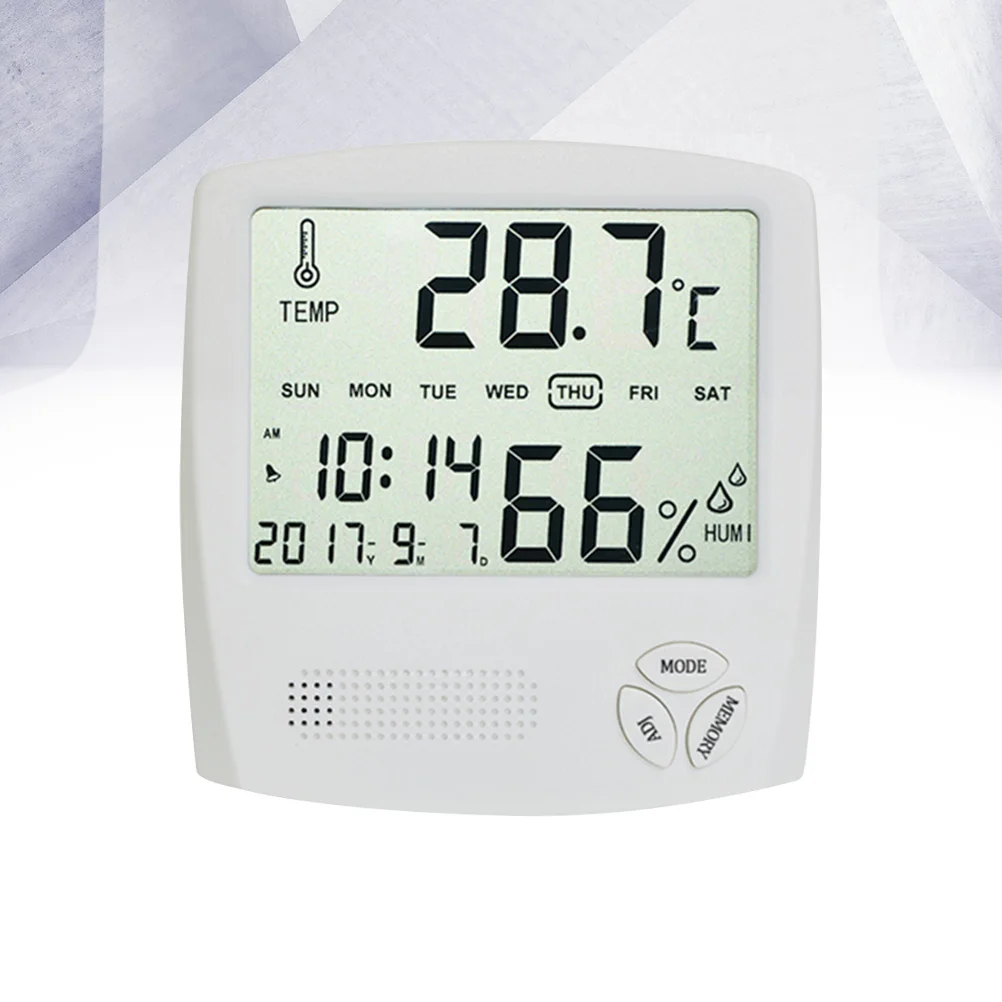 

Digital Hygrometer Electronic Thermometer High Precision Humidity Monitor Temperature Gauge Meter for Home Bedroom Bathroom