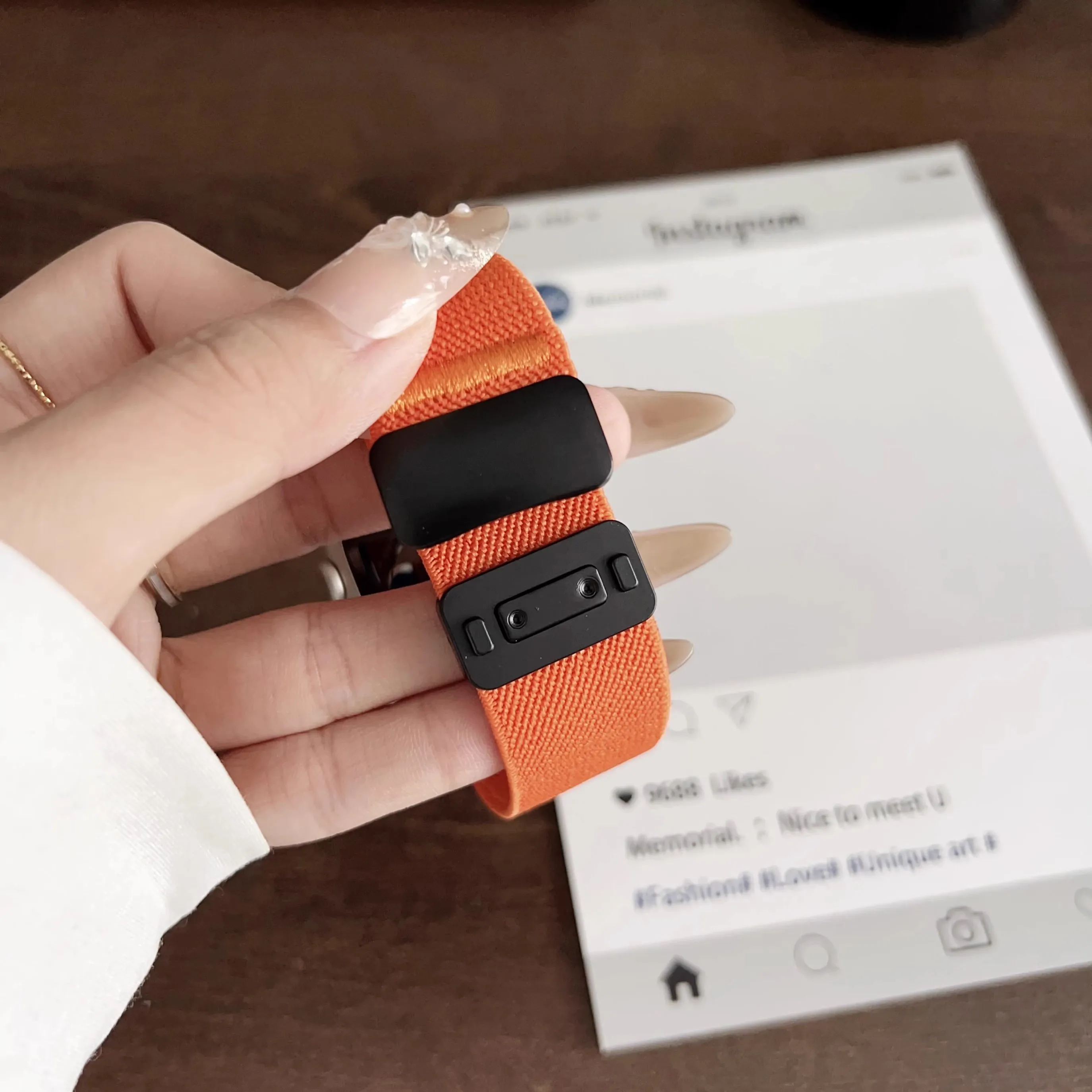 Für Samsung Galaxy Watch 8 Armband 40 mm 44 mm Stretch Nylon Correa Magnetarmband Pulseira für Galaxy Watch 8 Classic 46 mm Band