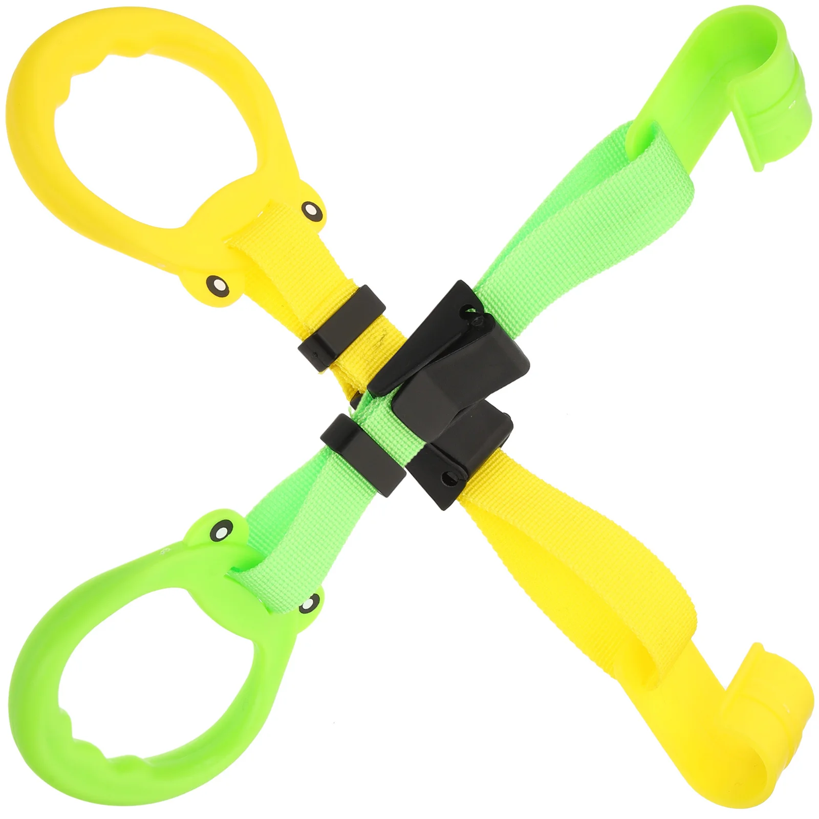 

2 шт. кольца-помощники для обучения ходьбе младенцев, 12 см, разноцветные, для безопасности в кроватке, тренировочные кольца для стояния, ручки-держатели для малышей