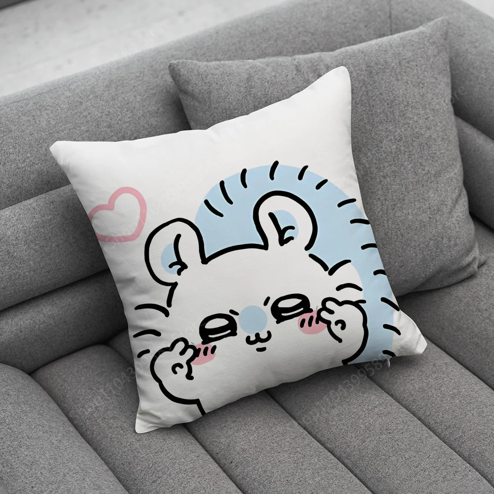 C-ChiikawaES-S Momonga Pillow Case Soft Cushion Cases for Farmhouse Sofa Decor Home Decorations and Protector