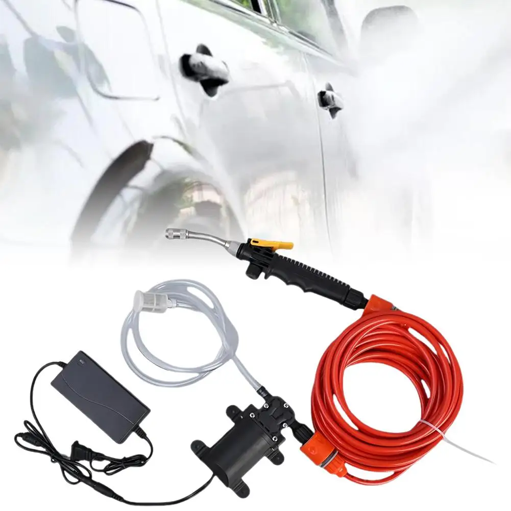 1Kit de lavadora a presión portátil, herramientas de lavadora a presión eléctrica y mejoras para el hogar para ducha, acondicionador de carretera al aire libre Evapora Q1Z5