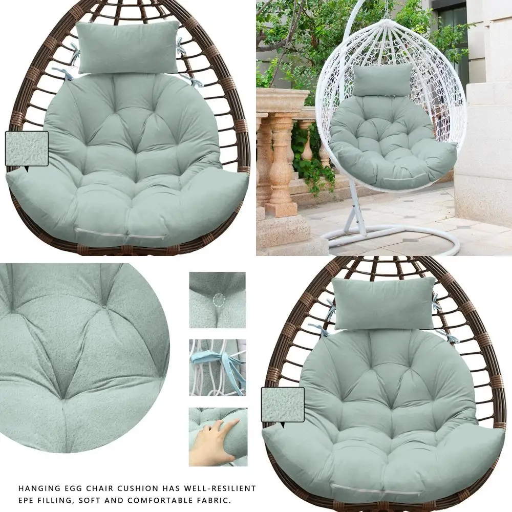 

Подвесные качели-корзина с мягкими подушками для отдыха на открытом воздухе (G)