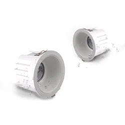 Waterproof Downlight IP65  110V-220V Anti-Glare  Kitchen Bathroom Toilet Eaves Black White LED Ceiling Lamp Spot Light