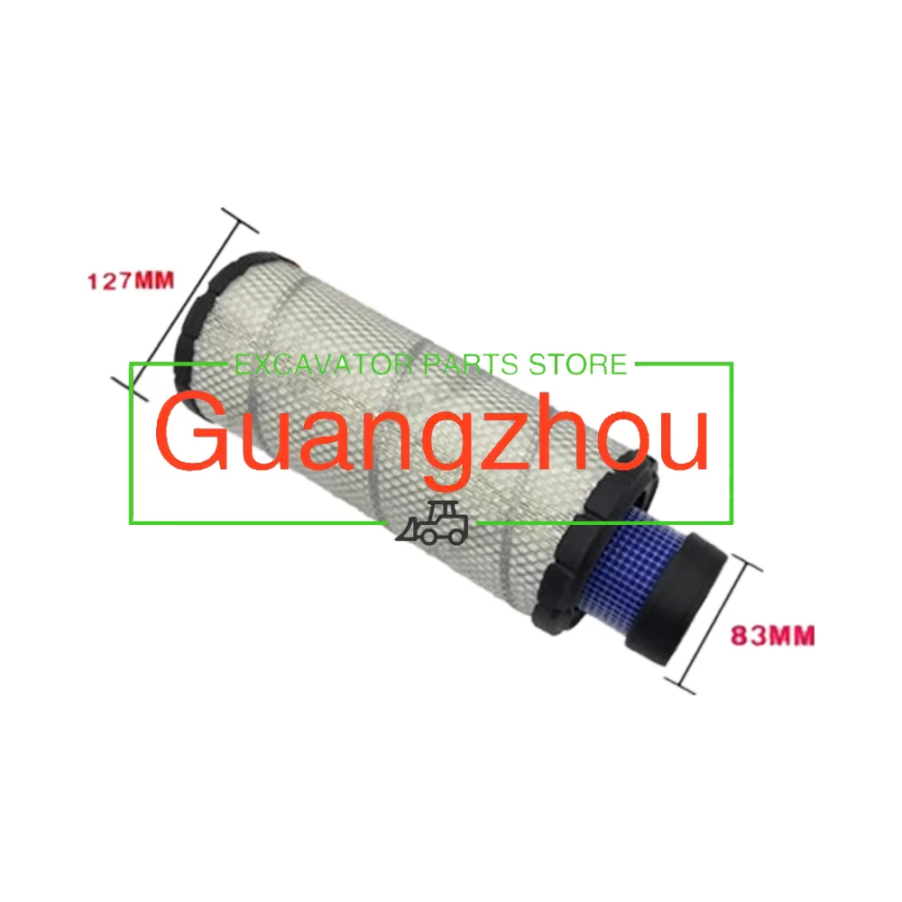 

Excavator Accessories Air Filter Element Assembly for Hitachi ZAX60 ZAX70 Air Filter Shell Rear Cover Outer Digger