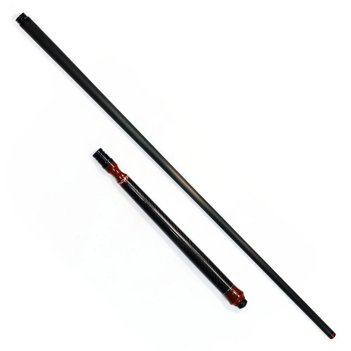 

Smart Cue High end Carbon Fiber Shaft 2 parts jump cue with 13.5mm Tip , joint protector