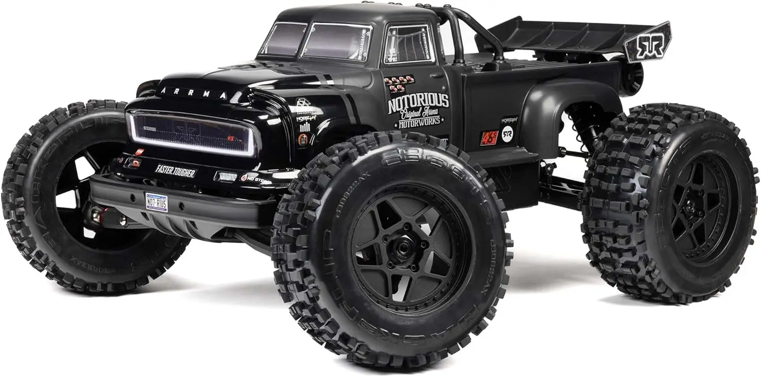 

1/8 Scale 4X4 6S Brushless Stunt Truck RTR, Black (Battery and Charger Not Included)