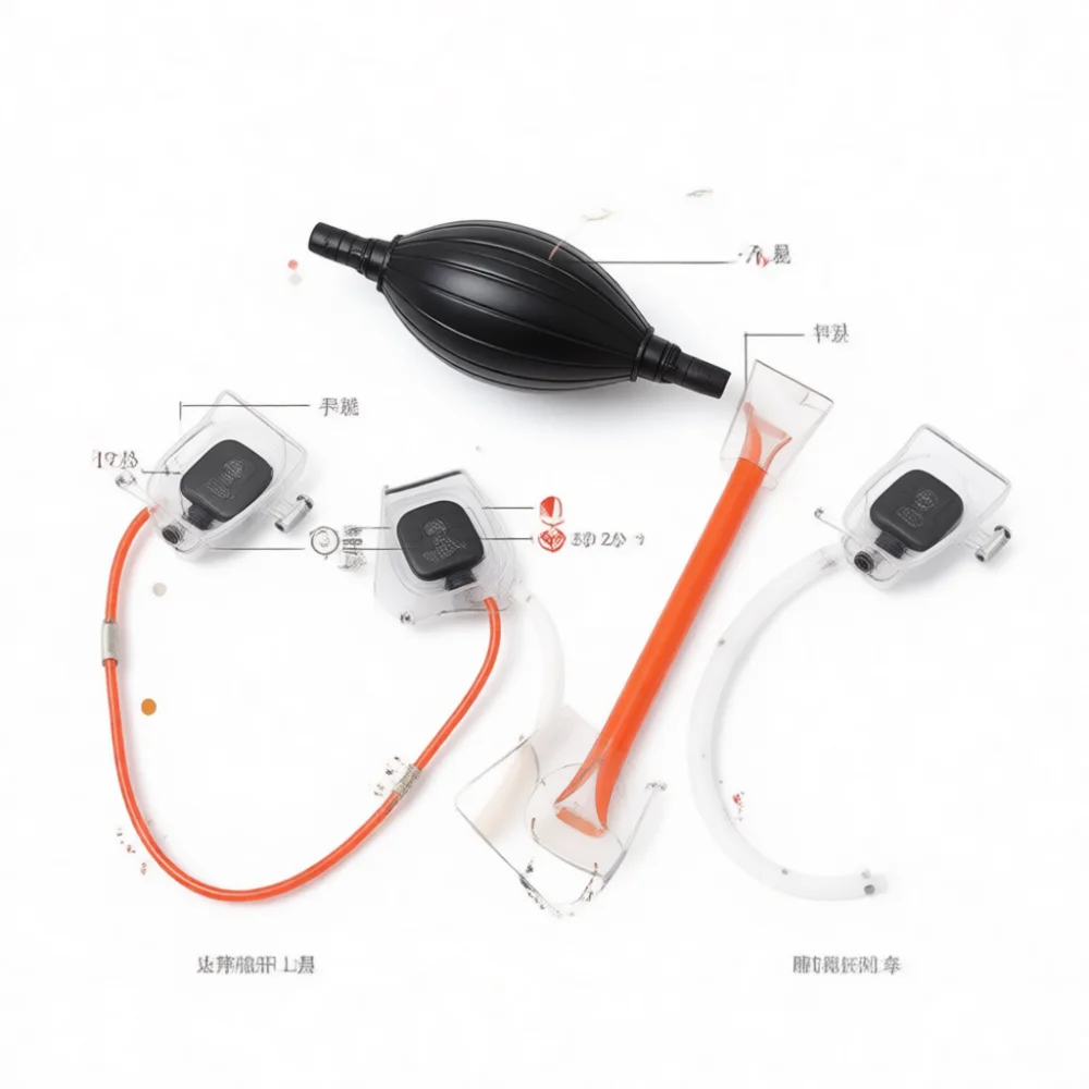 Silicone Automatic Drain Ball For Tea Set Drainage Hose Flexible Water Pipe Anti Freeze Pipe Accessory Tea Tray Drainage