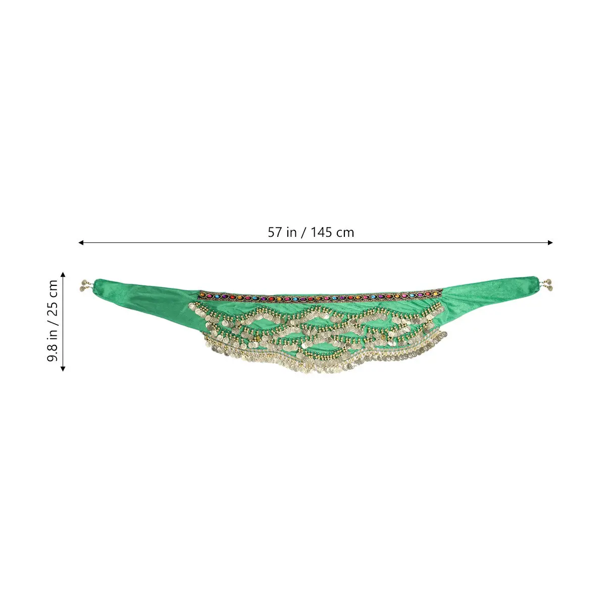 1Pcs Creative Women Belly Dance Belt Wrap Tie Design for Practice Stage Women Skirt Hip Scarf