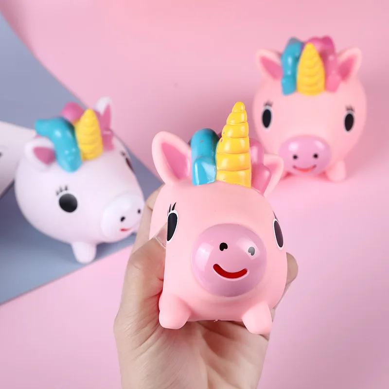 1pcs Squeezing Tongue Toy Cute Unicorn Fun Stress Relief and Release Doll Fidget Toys Gift for Boys and Girls