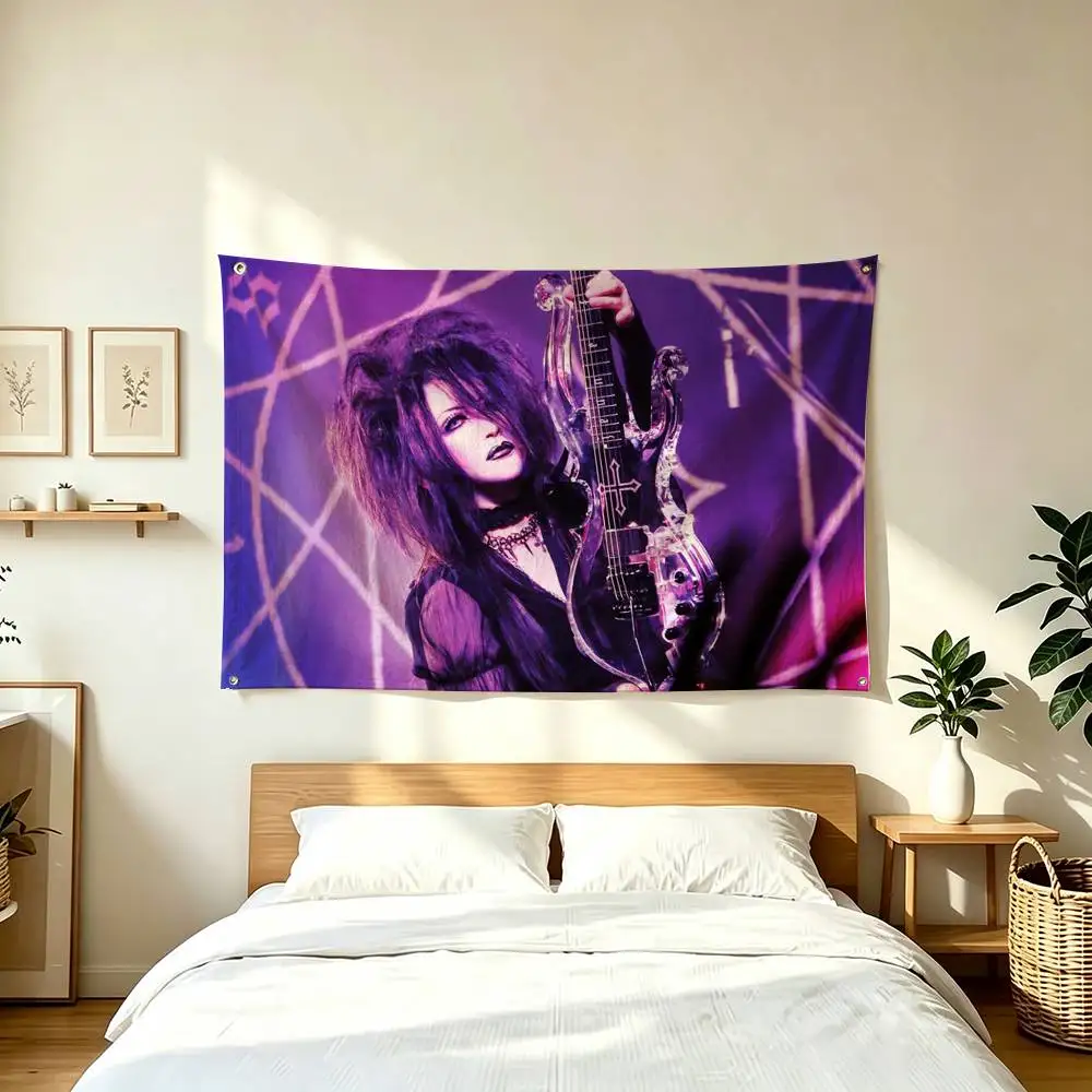 M-MALICE MIZER Visual Kei Band  Flag Suitable For Party Club Outdoor Interior Wall Decoration Banner Fans Gift