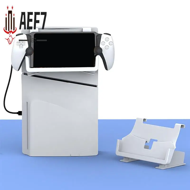 AEF7-For PS5 المحمولة المحمولة سطح المكتب تخزين قوس تدفق لعبة يده الجانب دعامة تعليق حامل عرض بسيط