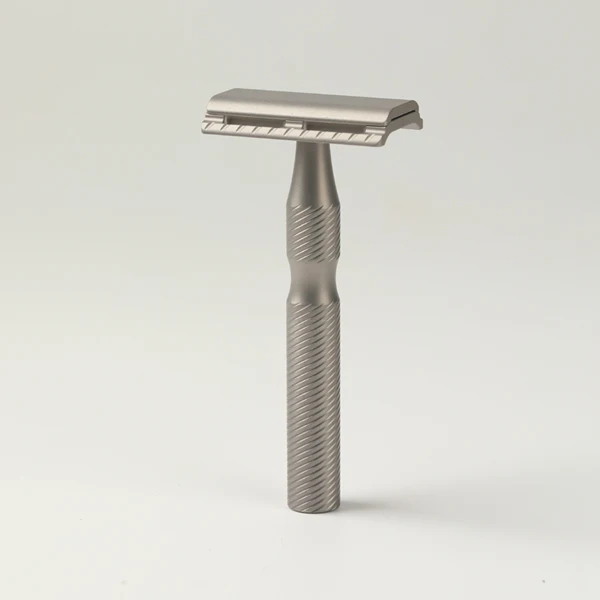 YAQI Ghost Titanium Safety Razor 1.10mm Lightweight for Men's Shaving Comfortable Grip And Balanced Feel