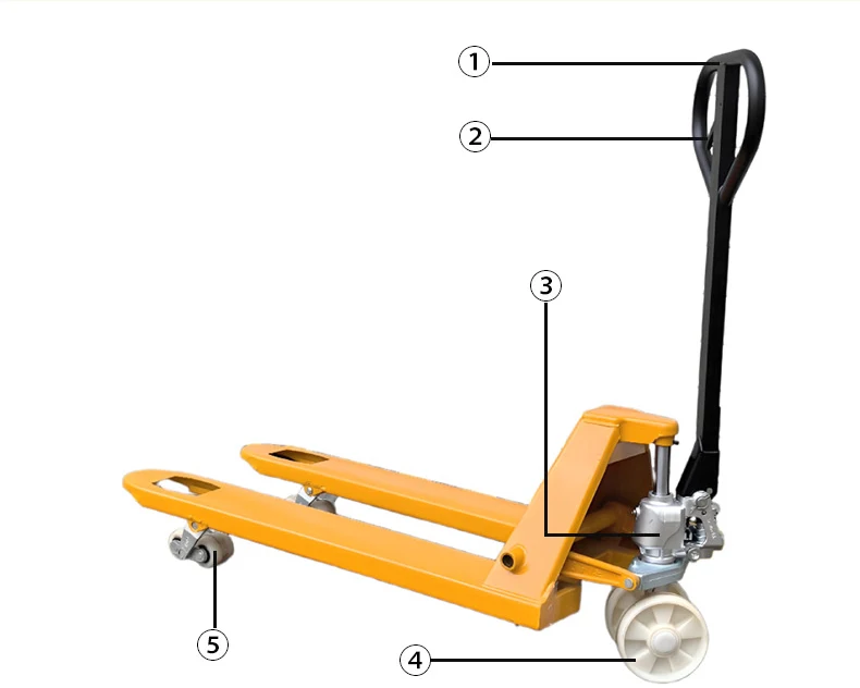 Multifunktionaler Elektro-Gabelstapler 2 Tonnen Hochhub-Palettenstapler für Lager Fabrik Hochregal Be- und Entladung von Fracht – Detail 5