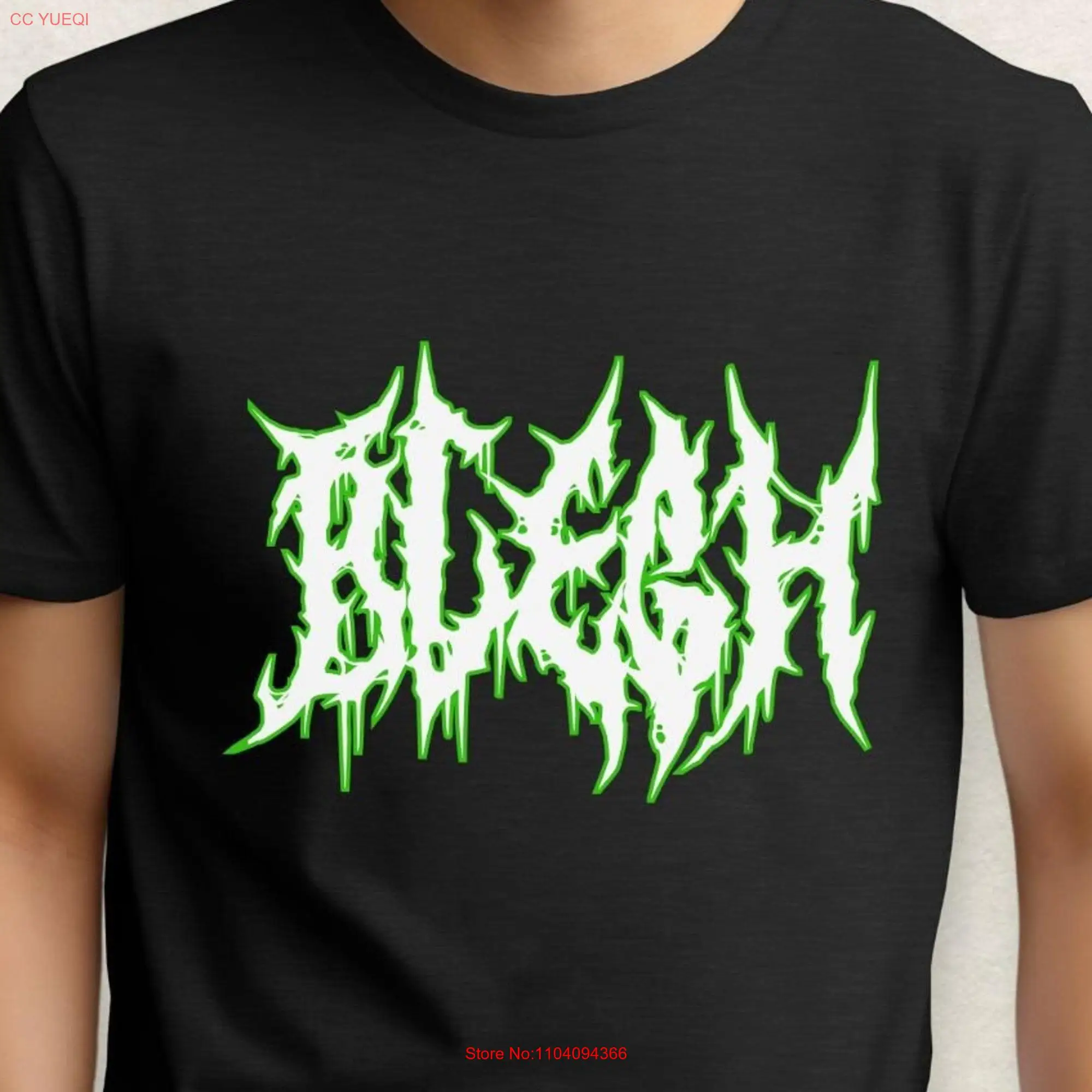 Blegh T Shirt Black Metal Wednesday Grim Reaper Dead Rock n Roll for Goths Elder Emo Heavy Metalhead Halloween