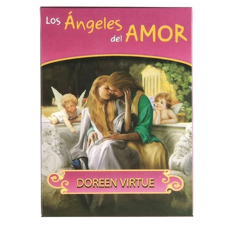 1 Box Of Los Angeles Del Amor Español, Romance Angels Oracle Cards, Spanish For Tarot, Divination Card Game Board Game Cards