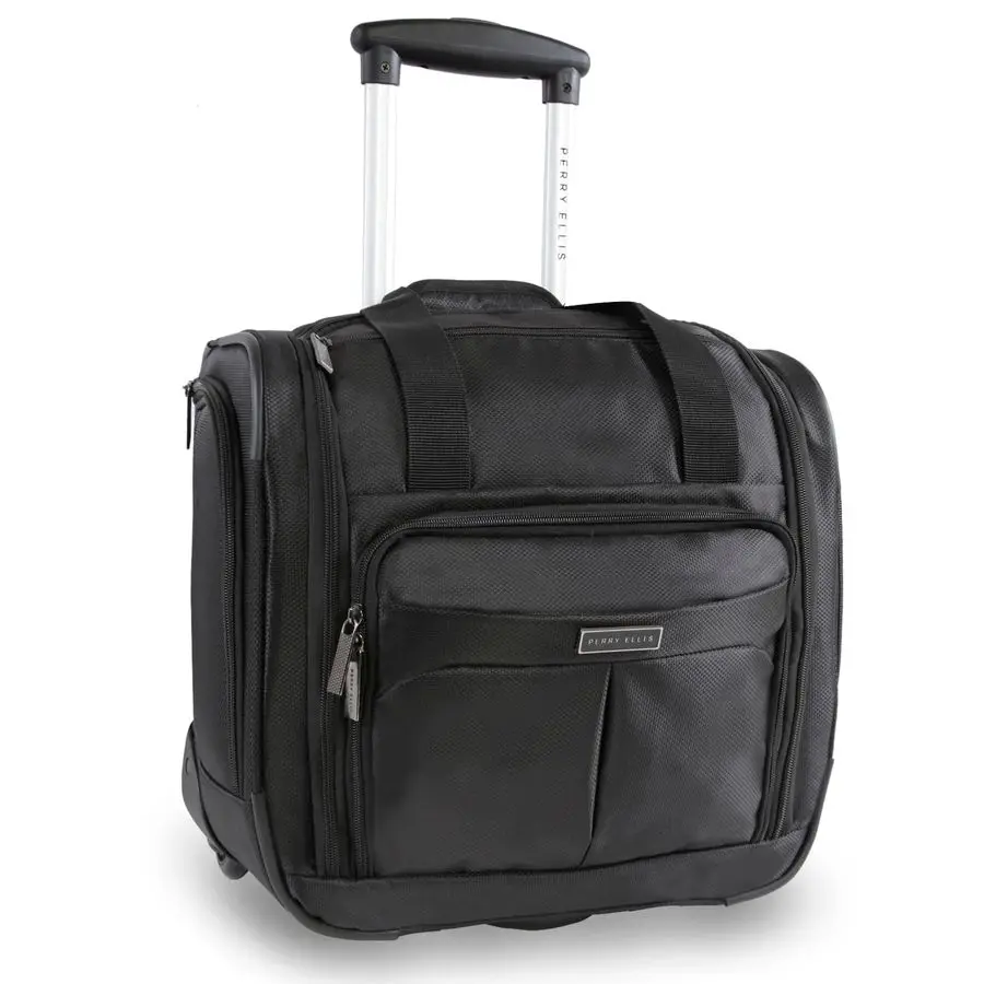 

9pocket Under the Seat Rolling CarryOn Bag