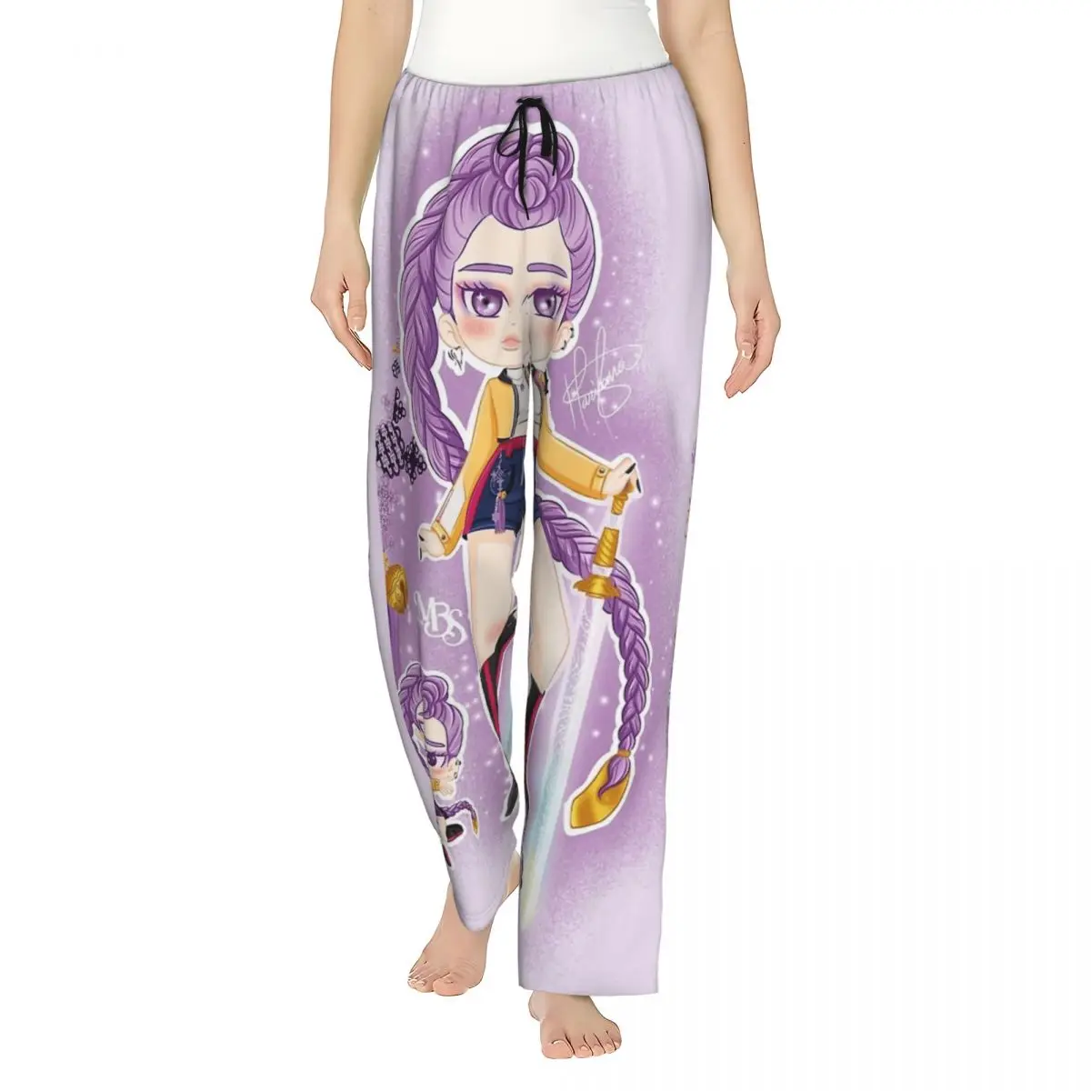 

Pajama Pants Huntrix Of Kpop Demon Hunters Rumi Homewear Autumn Soft Comfy Pajamas Womens Fashion Sleep Custom Home Trousers