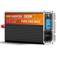 Convertisseur Pur Sinus 3000W- Onduleur Convertisseur 12V 220V 230V avec télécommande et écran LCD,pour Voiture, Caravane