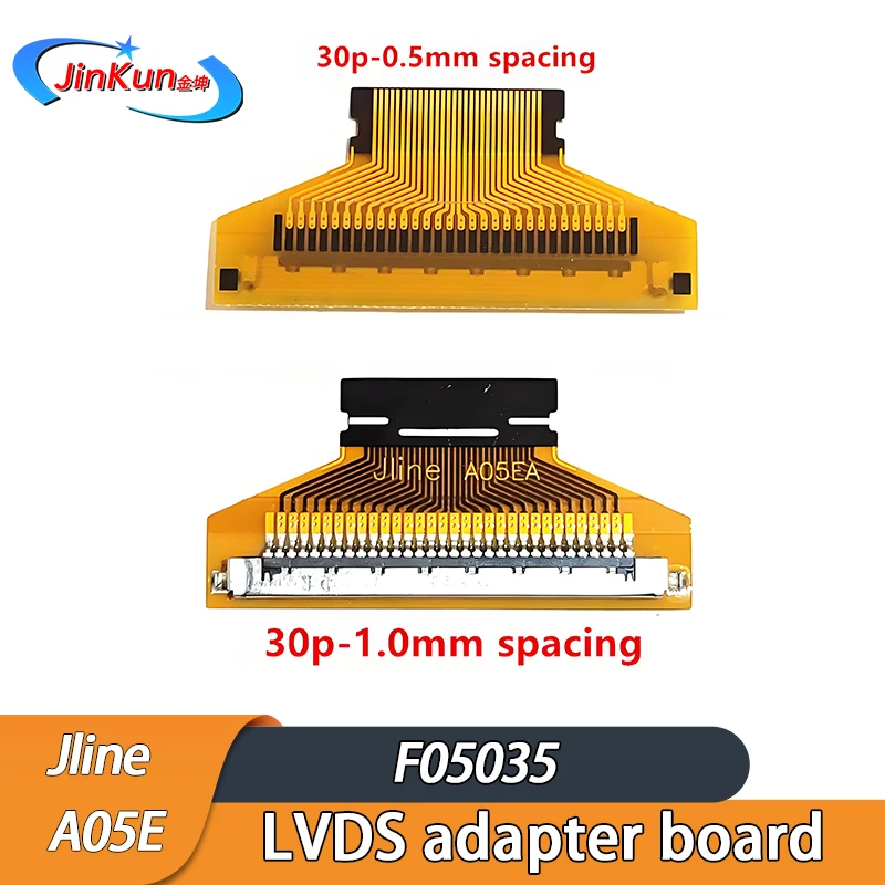 Плата адаптера LVDS FIX-30P-1,0 мм к FFC-30P-0,5 мм F05035 Jline A05E Подходит для 32-дюймового ЖК-экрана CSOT/HKC Плата адаптера LVDS FIX-30P-1,0 мм к FFC-30P-0,5 мм F05035 Jline A05E Подходит для 32-дюймового ЖК-экрана CSOT/HKC
